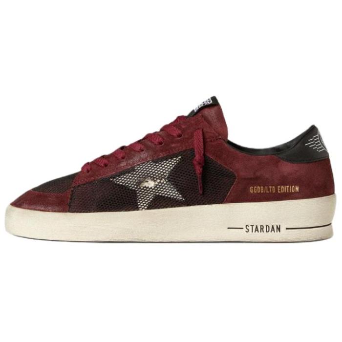 Golden Goose Stardan Low top Skateboard Shoes Men's Fuchsia