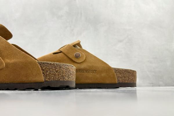 Birkenstock Boston Soft Footbed Suede Mink