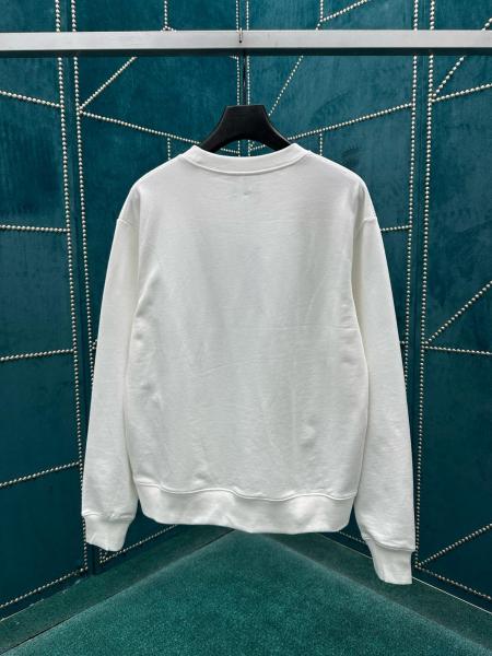 DIOR Sweatshirts Men's White Crew Neck Moderate
