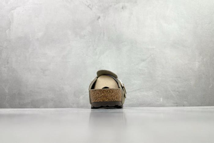 Birkenstock Boston Soft Footbed Suede Taupe