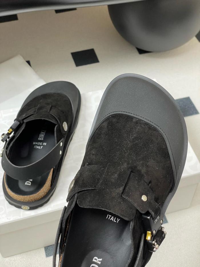 Dior by Birkenstock Tokio Mule Black