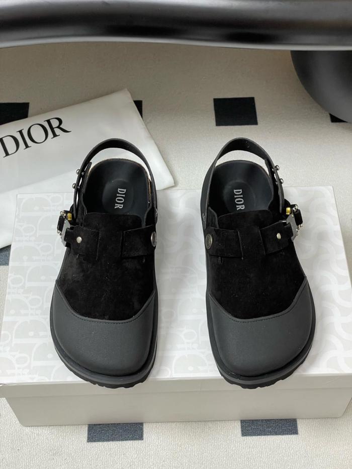 Dior by Birkenstock Tokio Mule Black