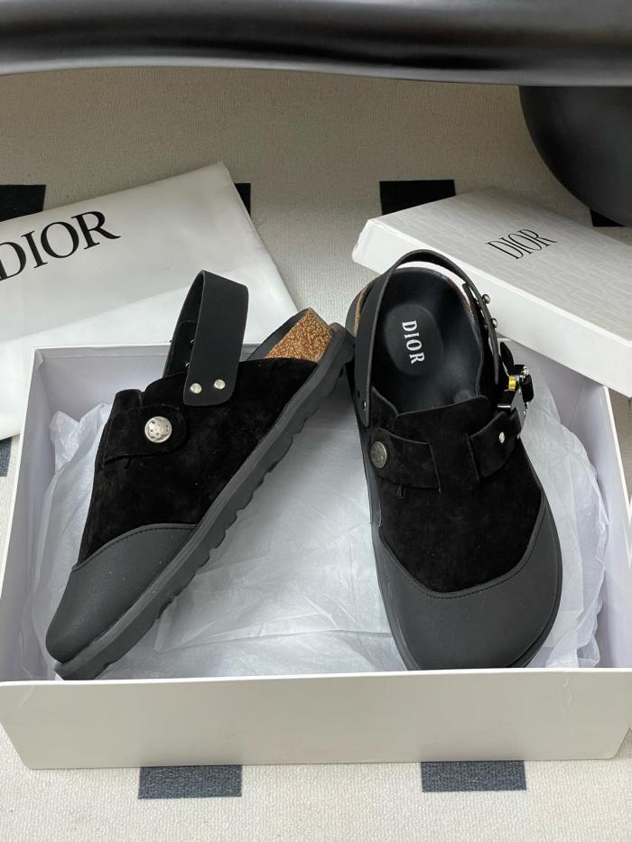 Dior by Birkenstock Tokio Mule Black