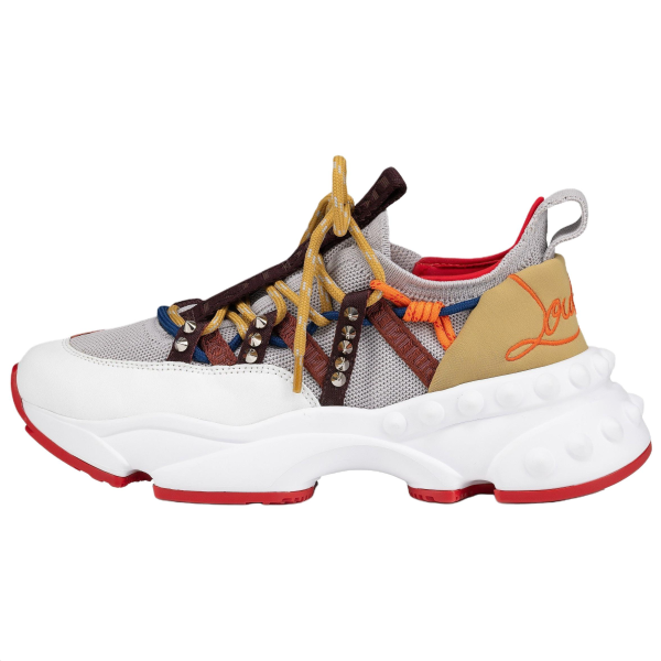 Christian Louboutin CL LUBOTING Trailnrun Low top Casual Shoes Men's Gray