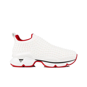 Christian Louboutin CL LUBOTING Casual Shoes Men's White Red