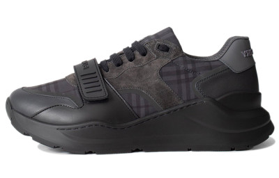 Burberry Low top Casual Shoes Men's Dark Carbon Gray