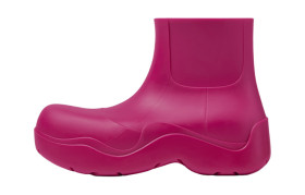 Bottega Veneta Puddle Ankle Boot Hollyhock