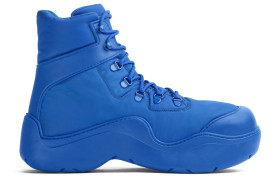 Bottega Veneta Puddle Bomber Ankle Boot Cobalt Women's