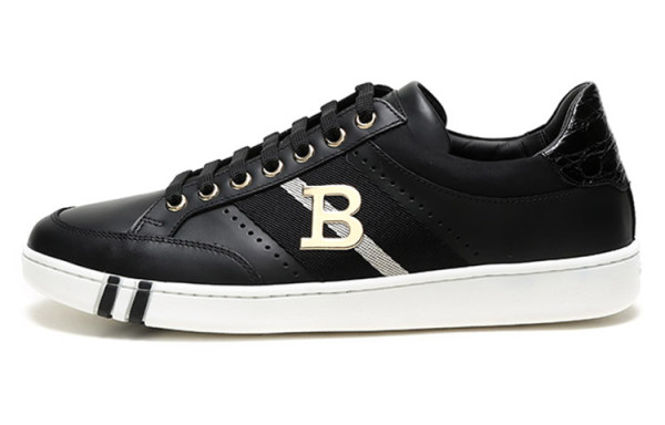 BALLY Low top Sports Skateboard Shoes Men's Black
