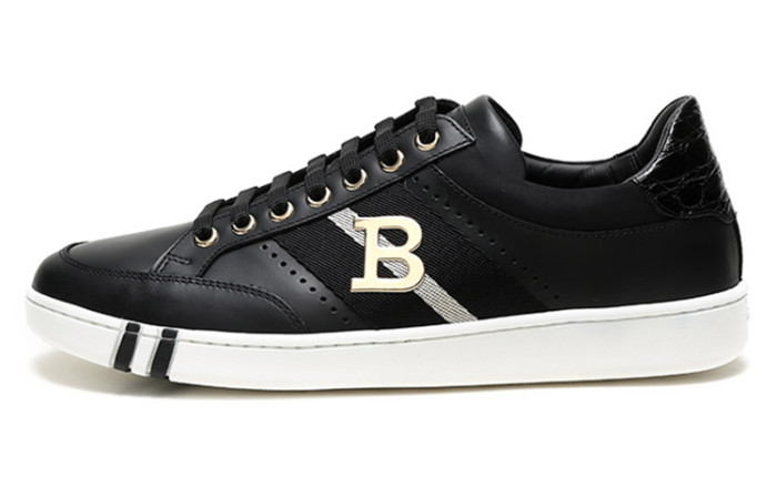 BALLY Low top Sports Skateboard Shoes Men's Black