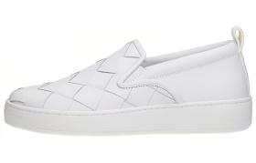 Bottega Veneta Stylish Skateboarding Shoes White