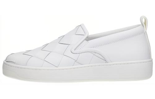 Bottega Veneta Stylish Skateboarding Shoes White