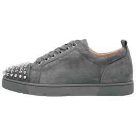 Christian Louboutin Junior Flat Spikes 'Grey'