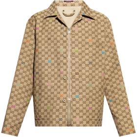 GUCCI Gg Monogrammed Zip Up Jacket