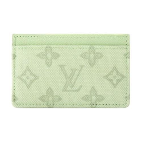 LOUIS VUITTON Monogram 130 Coated Canvas Card Holder Card Holder Small Women's Green M27753 size 11*0.5*7cm