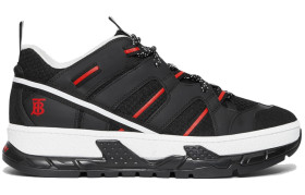 Burberry Mesh Nubuck Union Black Red