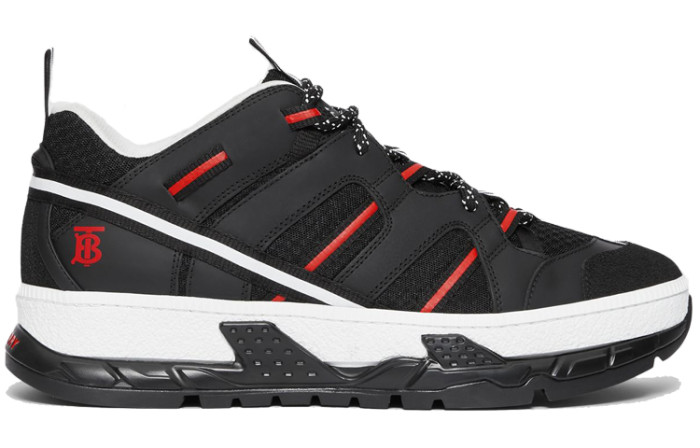 Burberry Mesh Nubuck Union Black Red