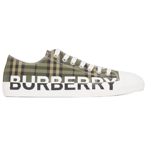 Burberry Low top Stylish Skateboarding Shoes Army Green