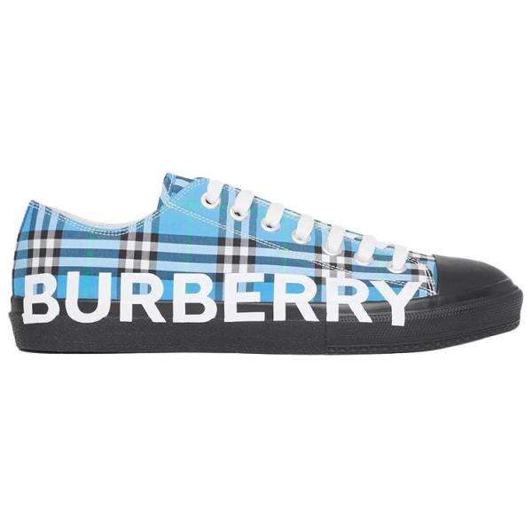 Burberry Low top Stylish Skateboarding Shoes Azure Blue