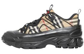 Burberry Arthur Low-Top Sports Casual Shoes Brown Black