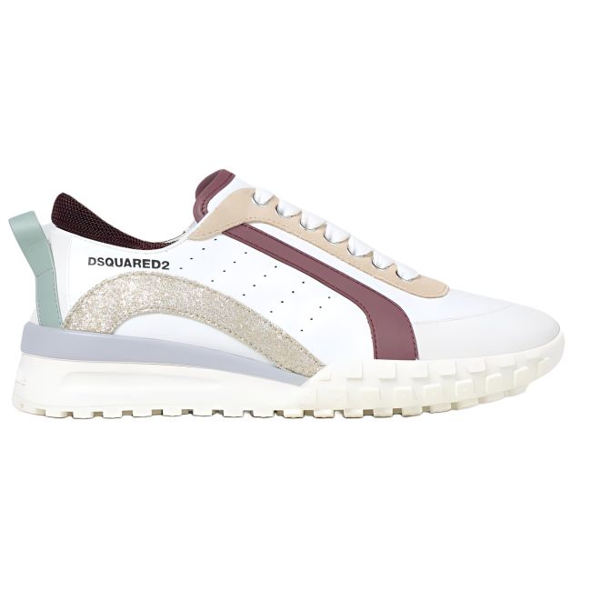 DSQUARED 2 Leather Low top Casual Shoes Women's White