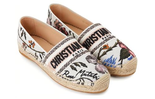 DIOR Granville Espadrilles Women's White Floral
