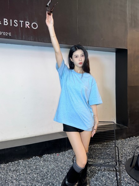 DIOR T Shirts Men's White Crew Neck Moderate Straight Fit