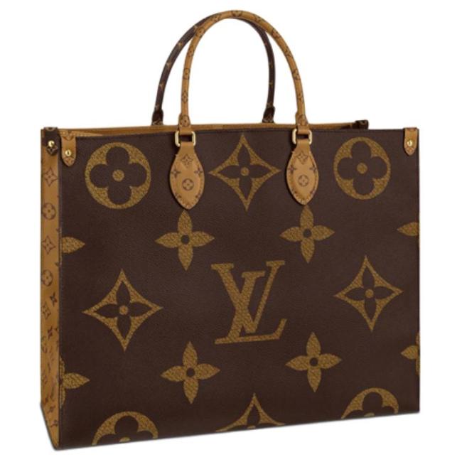 LOUIS VUITTON Onthego Monogram Giant Reverse Brown M44576 size 41*19*34 cm