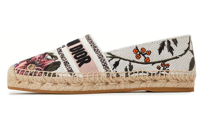 DIOR Granville Espadrilles Women's White Floral
