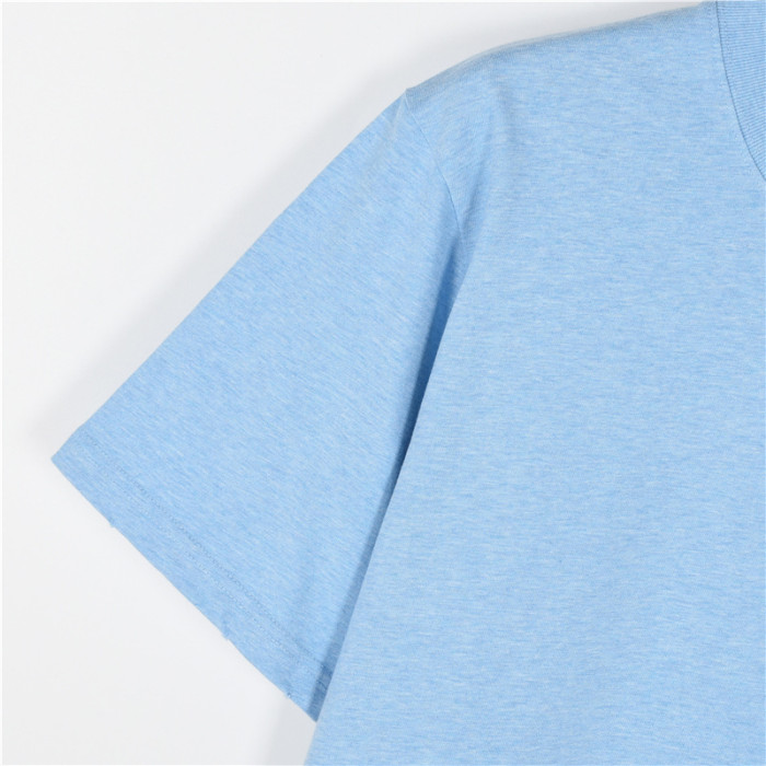 DIOR T Shirts Men's White Crew Neck Moderate Straight Fit