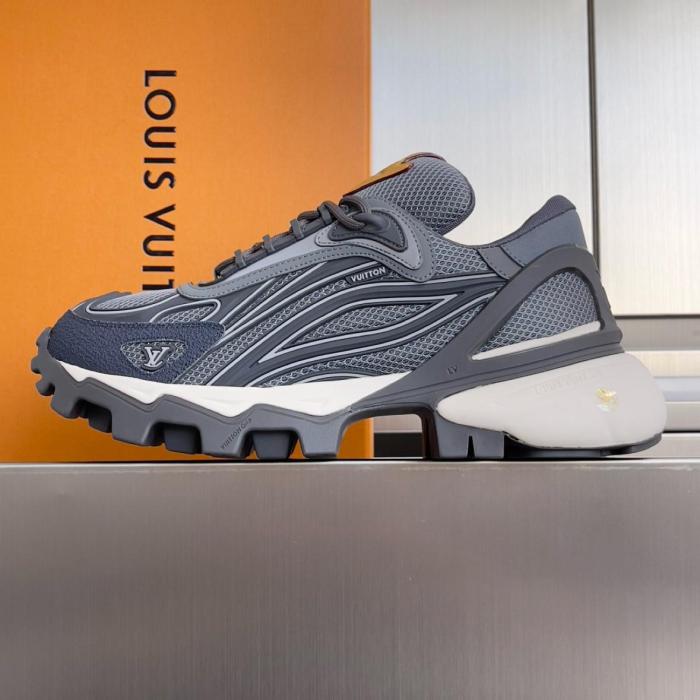 LOUIS VUITTON Summit Low top Chunky Sneakers Men's Gray