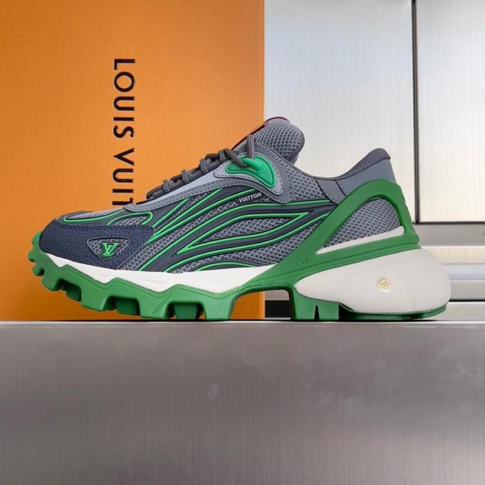 LOUIS VUITTON Summit Low top Chunky Sneakers Men's Green