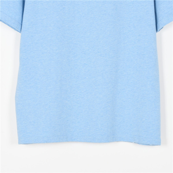 DIOR T Shirts Men's White Crew Neck Moderate Straight Fit