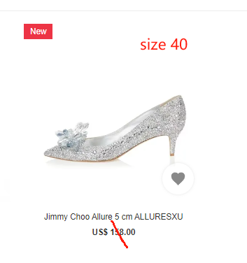 Special offer goods Jimmy Choo size 40