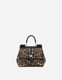 Dolce & Gabbana Medium Sicily handbag BB6003AO043HY13M size H18.5 x W20 x D10 cm