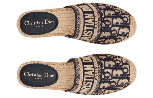 DIOR Granville Closed Toe Slippers Women's Dark Blue