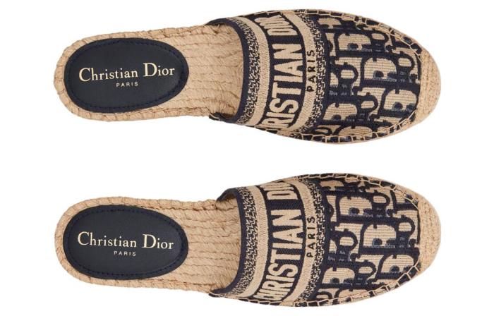 DIOR Granville Closed Toe Slippers Women's Dark Blue