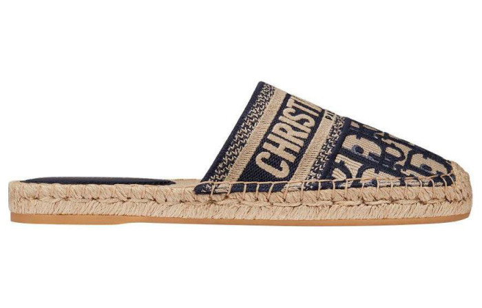 DIOR Granville Closed Toe Slippers Women's Dark Blue