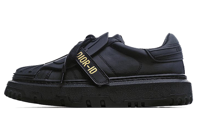DIOR ID Shell Shoes Low top Stylish Skateboarding Shoes Women's Black