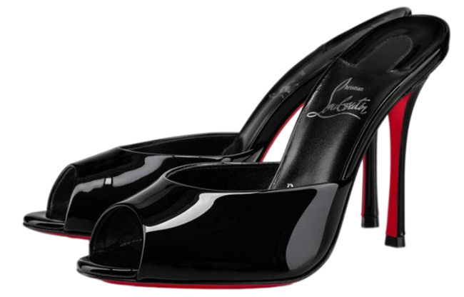 Christian Louboutin 80mm Miss Z Peep toe Stiletto Sandals Women's