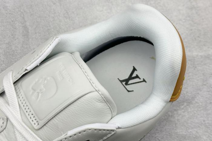 LOUIS VUITTON Nigo Collaboration BUTTERSOFT FW25 Sheepskin Low top Casual Shoes White