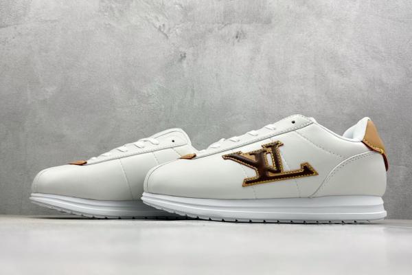 LOUIS VUITTON Nigo Collaboration BUTTERSOFT FW25 Sheepskin Low top Casual Shoes White