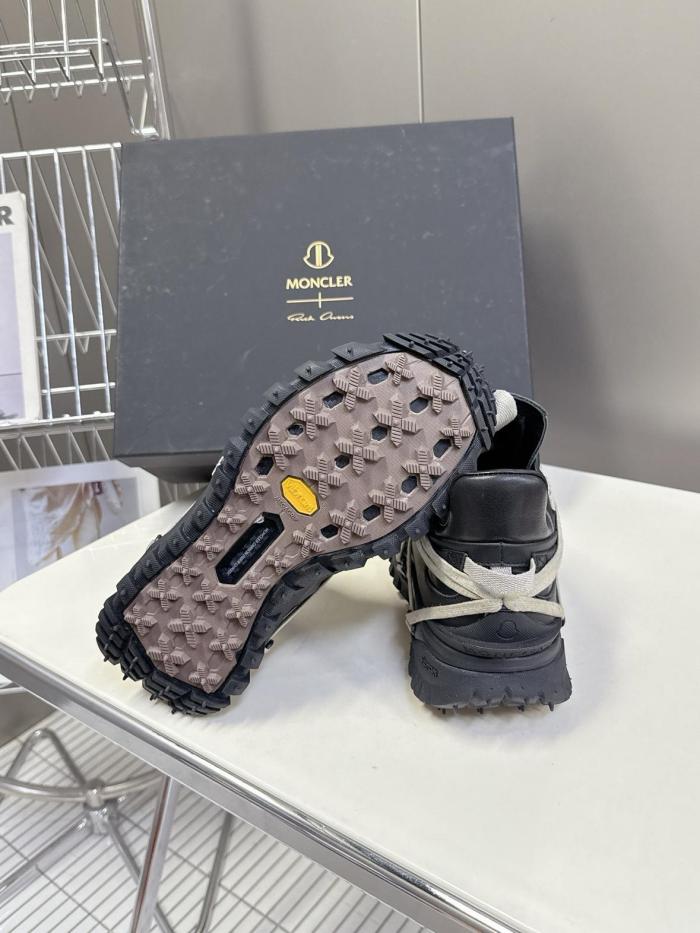 Rick Owens X Moncler Trailgrip Megalace Black