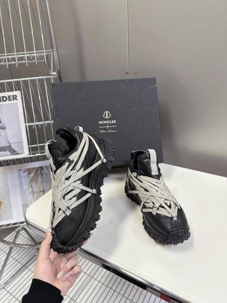 Rick Owens X Moncler Trailgrip Megalace Black