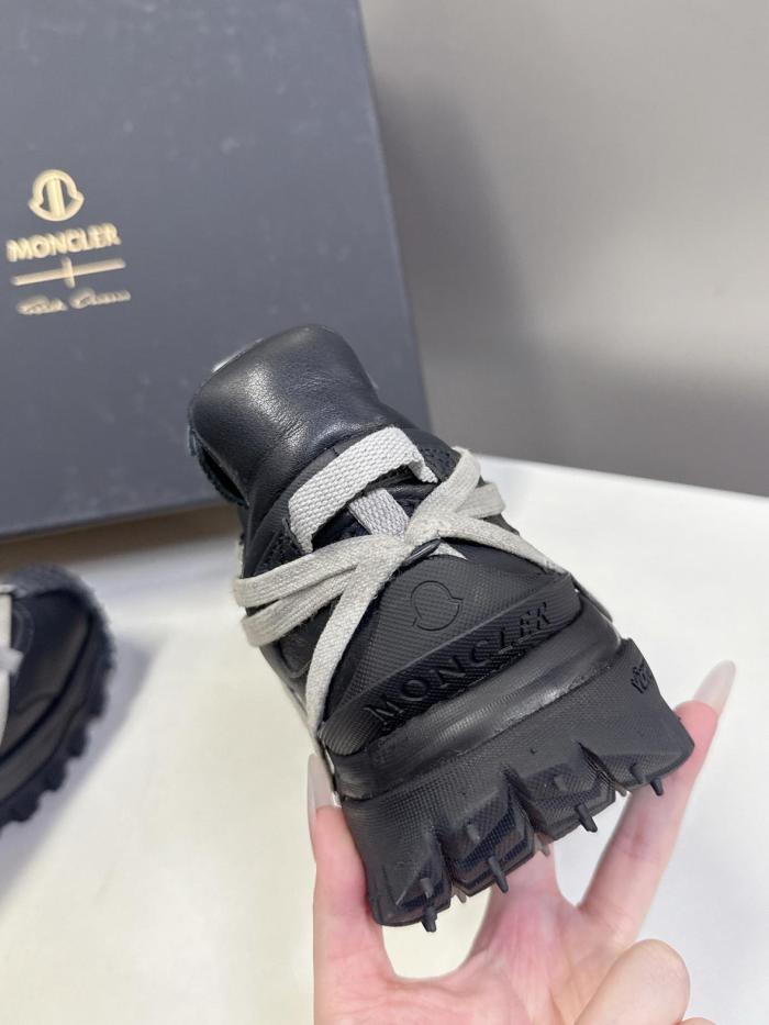 Rick Owens X Moncler Trailgrip Megalace Black