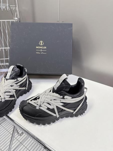 Rick Owens X Moncler Trailgrip Megalace Black