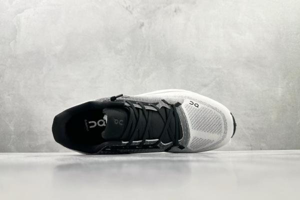 On Cloudtilt Cushioning Abrasion Resistant Breathable Low top Running Shoes White Black