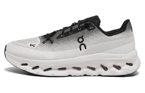 On Cloudtilt Cushioning Abrasion Resistant Breathable Low top Running Shoes White Black