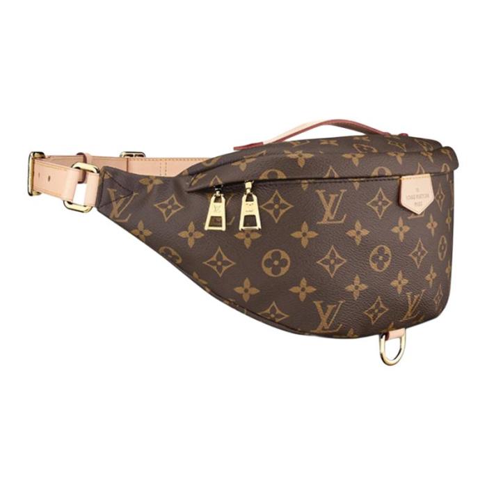 LOUIS VUITTON Bumbag Monogram Brown M43644 size 37*14*13cm