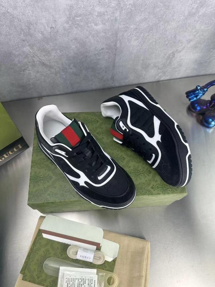 Gucci Re-Web Sneaker 'GG Canvas - Black'